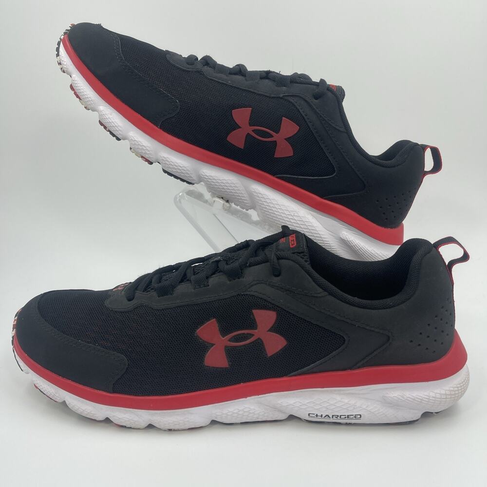 Under Armour Size 11.5 Men's Charged Assert 9 Marble Running Shoes 3024852 Black